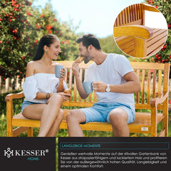 Tuinbank - Weerbestendig - 3-4 personen - 150 cm - Bruin - KESSER