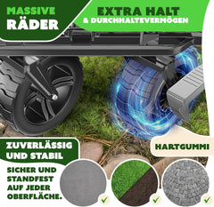 KESSER® Bolderkar - Opvouwbaar - Bolderwagen - Blauw