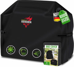 KESSER® Barbeque Hoes - Scheurbestendig - 132x66x110cm - Zwart •