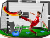 Voetbaldoel - Stalen Frame - 240x160 cm - Antraciet - KESSER®