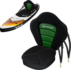 KESSER® Kajakstoel Premium voor SUP Board Stand Up Paddle Surfboard Seat - Incl. Met tas - SUP Paddling Paddling Paddling Paddleboards Gewatteerde zitting 32x38cm, Rugleuning 51x45cm snel en eenvoudig