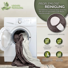 Elektrische deken - Warmtedeken - 1 persoons - 130x180 cm - Bruin - Sinnlein®