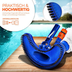 Tillvex® Zwembad Stofzuiger - Bodemzuiger - Reinigingsset - Blauw