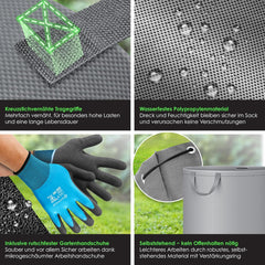 Tuinafvalzak - Sterke Tuinzak - Bladzak - 2x500L - Grijs - KESSER®