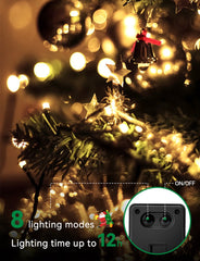 LED Lichtgordijn - Kerstversiering - Kerstverlichting - 5 m - Aigostar