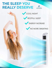 Aerson- Torenventilator met afstandbediening - 90 cm wit