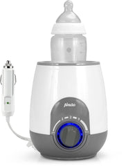 Alecto BW-512 CAR - Flessenwarmer met 500W vermogen voor thuis en onderweg - Geleverd met 12V Auto Adapter - Wit •