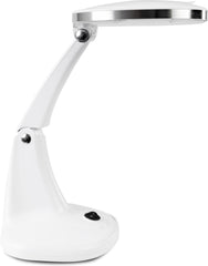 Fysic Loeplamp met LED verlichting - Tafel Vergrootglas makkelijk verstelbaar - FL-30LED - Wit •