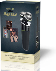Melissa Scheerapparaat voor mannen - Oplaadbaar 5W - Nat en Droog scheren - Inclusief Oplaadhouder - 16680051 - Zwart •