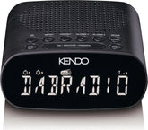 Wekkerradio met DAB - Digitale wekker - Alarmklok - Zwart - KENDO