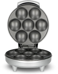 Trebs 99260 - Poffertjesmaker met indicatielamp en anti-aanbaklaag - Zilver/Metallic •