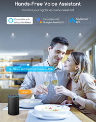 GU10 LED lamp - Dimbaar - Smart lamp - 6,5W - 4 stuks - Aigostar