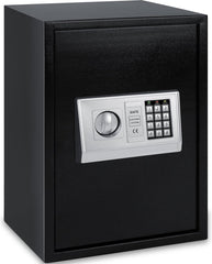 KESSER® Elektronische Kluis met cijferslot - 50x35x34,5cm - Staal - Zwart