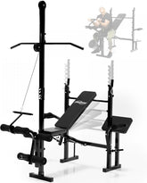 Physionics - Multifunctionele Halterbank - Trainingsbank - Krachtstation - Trainingsstation - Halters - Halterset - Verstelbaar •