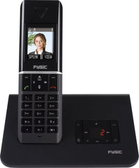 Huistelefoon senioren - Senioren telefoon - Vaste lijn - Zwart - Fysic FX-6107 •