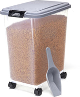 Voerton - Voedselcontainer - Voercontainer - 30L - Transparant - Nobleza