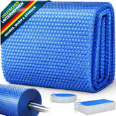 Zwembad Afdekzeil - Rechthoekig - Solarzeil - 700x400 cm - Blauw - Tillvex®