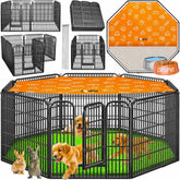 Puppyren - Hondenren- Dierenren - 80 cm hoog - Zwart - LOVPET®