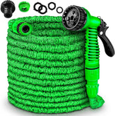 Flexibele Tuinslang - Inc. sproeikop - 60 meter - Groen
