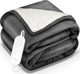 Elektrische deken - Warmtedeken - 1 persoons - 180x200 cm - Antraciet - Sinnlein®