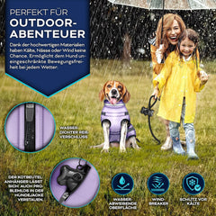 Hondenjas - Hondentrui - Winter - XXL - Paars - TRESKO®