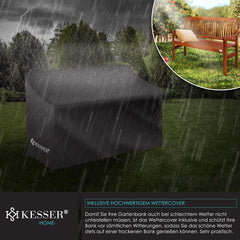 KESSER® Tuinbank weerbestendig - Tweepersoons - Bruin