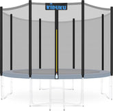 Veiligheidsnet Trampoline - 427 cm - Trampoline net - 6 Stangen - KIDUKU®