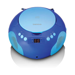 Draagbare radio - Boombox - CD Speler - Blauw - Lenco - SCD-625PK •