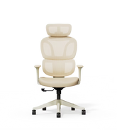 Ergonomische Bureaustoel - Office Chair - Gamestoel - Volwassenen - Beige - BS5W - FLEXISPOT