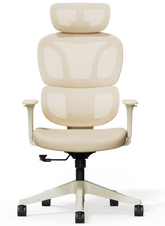 Ergonomische Bureaustoel - Office Chair - Gamestoel - Volwassenen - Beige - BS5W - FLEXISPOT