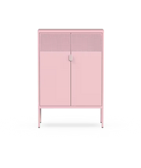 Archiefkast - Kantoorkast - Metalen kast met deuren - Roze - CB10 - FLEXISPOT
