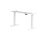 Zit sta bureau - Elektrisch - Verstelbaar - Bureauframe - Wit - E9W - FLEXISPOT