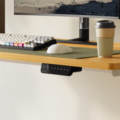 Zit sta bureau - Elektrisch - Verstelbaar - Bureauframe - Wit - E1-PRO - FLEXISPOT