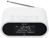 Wekkerradio met DAB - Digitale wekker - Alarmklok - Wit - KENDO