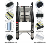 Telescopische ladder - Telescoopladder - Alaminium - 4,4M - Zilver
