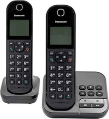 Panasonic DECT KX-TGC422, antwoordapparaat, lage straling, kleur: zwart