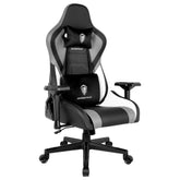 Ergonomische Bureaustoel - Office Chair - Gamestoel - Volwassenen - Zwart/Grijs - Dowinx