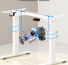 Zit sta bureau - Elektrisch - Verstelbaar - 110 x 54 cm - QB2W - FLEXISPOT