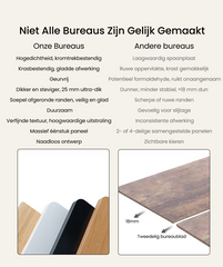 Zit sta bureau - Elektrisch - Verstelbaar - Bureauframe - E1B-PRO - FLEXISPOT