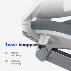 Kinder bureaustoel - Ergonomisch - Grijs - FLEXISPOT