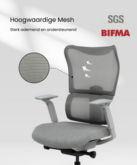 Ergonomische Bureaustoel - Office Chair - Gamestoel - Volwassenen - Zwart - BS8 Pro - FLEXISPOT