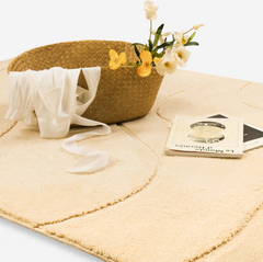 Vloerkleed - 160x230 cm - Tapijt - Woonkamer - Slaapkamer - Beige - FLEXISPOT