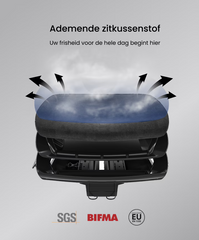 Ergonomische Bureaustoel - Office Chair - Gamestoel - Volwassenen - Zwart - BS12 Pro - FLEXISPOT