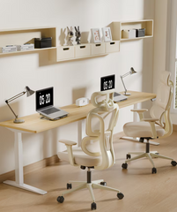 Ergonomische Bureaustoel - Office Chair - Gamestoel - Volwassenen - Beige - BS5W - FLEXISPOT