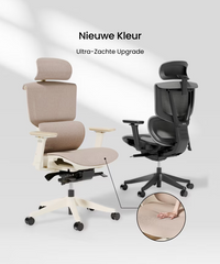 Ergonomische Bureaustoel - Office Chair - Gamestoel - Volwassenen - Wit - C7W-AIR - FLEXISPOT