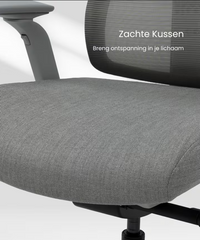 Ergonomische Bureaustoel - Office Chair - Gamestoel - Volwassenen - Zwart - BS8 Pro - FLEXISPOT