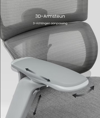 Ergonomische Bureaustoel - Office Chair - Gamestoel - Volwassenen - Zwart - BS8 Pro - FLEXISPOT
