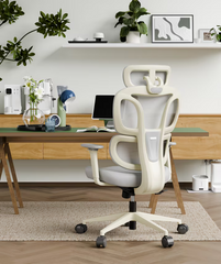 Ergonomische Bureaustoel - Office Chair - Gamestoel - Volwassenen - Lichtgrijs - BS5 - FLEXISPOT