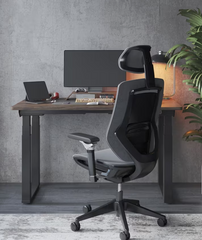 Ergonomische Bureaustoel - Office Chair - Gamestoel - Volwassenen - Grijs - BS12G PRO - FLEXISPOT