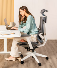Ergonomische Bureaustoel - Office Chair - Gamestoel - Volwassenen - Zwart - C7B-AIR - FLEXISPOT